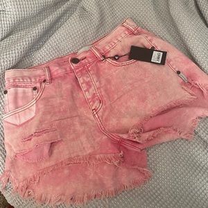 One teaspoon pink shorts